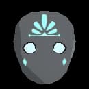 Deed: Mask Pattern - Flower Crown Blue